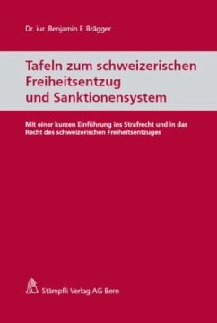 Cover Tafeln zum schweizerischen Freiheitsentzug und Sanktionensystem