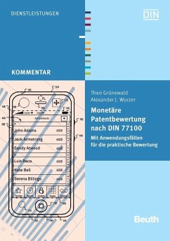 Monetäre Patentbewertung nach DIN 77100 - Grünewald, Theo;Wurzer, Alexander J.