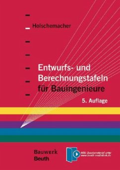 Cover Entwurfs- und Berechnungstafeln für Bauingenieure, m. CD-ROM