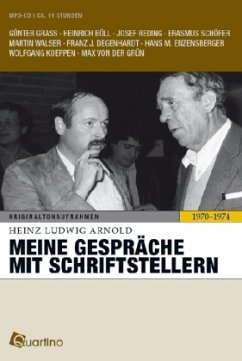Cover Meine Gespräche mit Schriftstellern 1970-1974