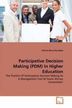 Participative Decision Making (PDM) In Higher Education - Nkosi-Kandaba, Patrick