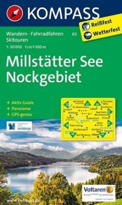 Cover KOMPASS Wanderkarte Millstätter See, Nockgebiet
