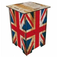 Werkhaus Photo-Hocker Flagge GB