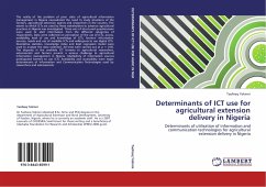 Determinants of ICT use for agricultural extension delivery in Nigeria - Yekinni, Taofeeq