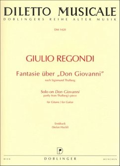Cover Phantasie über Mozarts Don Giovanni nach Sigismund Thalberg für Gitarre