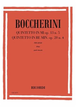 Quintetti op.13,5 e op.20,4 per archi parti