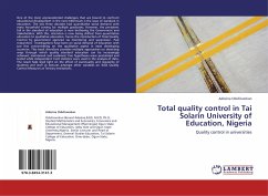 Total quality control in Tai Solarin University of Education, Nigeria - Odufowokan, Adesina