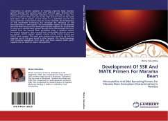 Development Of SSR And MATK Primers For Marama Bean