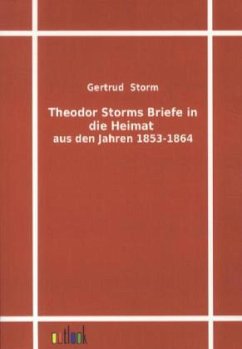 Cover Theodor Storms Briefe in die Heimat aus den Jahren 1853-1864