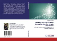 The Role of Disclosure in Strengthening Corporate Governance