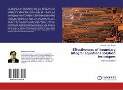 Effectiveness of boundary integral equations solution techniques - Öztürk, Mehmet Emin