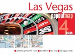 Las Vegas PopOut Map, 4 maps Las Vegas PopOut Map, 4 maps