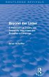 Beyond the Letter (Routledge Revivals) - Bild 1