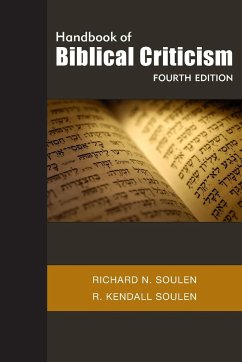 Handbook of Biblical Criticism - Soulen, Richard N.