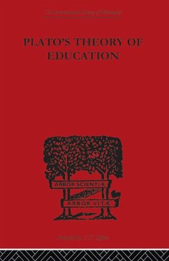 Cover Plato's Theory of Education