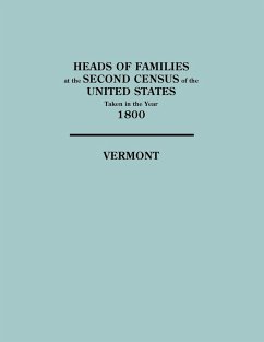 Heads of Families at the Second Census of the United States Taken in the Year 1800