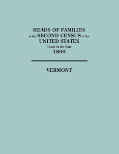 Heads of Families at the Second Census of the United States Taken in the Year 1800