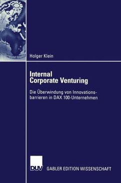 Internal Corporate Venturing - Klein, Holger