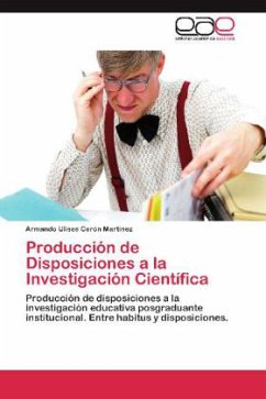 Producción de Disposiciones a la Investigación Científica