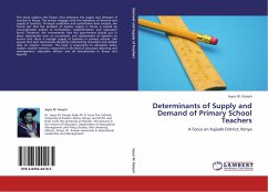 Determinants of Supply and Demand of Primary School Teachers