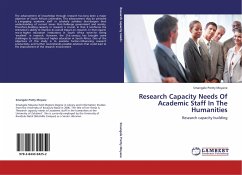 Research Capacity Needs Of Academic Staff In The Humanities