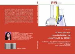 Elaboration et caractérisation de catalyseurs au cobalt - Najai Labidi, Neila