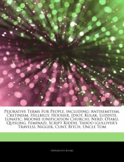 Articles on Pejorative Terms for People, Including