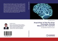 Acquisition of the Pro-drop Parameter Among Moroccan EFL Learners - Amrous, Nourddine
