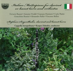 Italian Masterpieces For Clarinet - Siegenthaler/Cappella Istropolitana