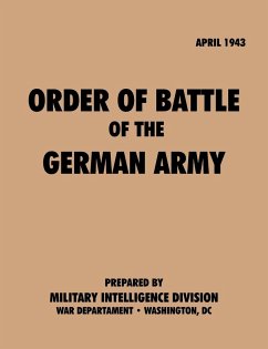 OrderofBattleof theGermanArmy, April1943 - Military Intelligence Service; War Department