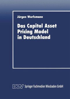 Das Capital Asset Pricing Model in Deutschland - Warfsmann, Jürgen