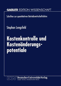 Kostenkontrolle und Kostenänderungspotentiale - Lengsfeld, Stephan