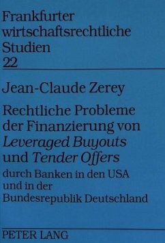 Rechtliche Probleme der Finanzierung von 