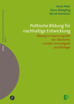 Cover Politische Bildung für nachhaltige Entwicklung