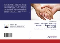 Survival Strategies of elderly women in female headed households