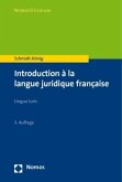 Introduction à la langue juridique francaise