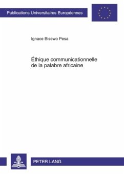 Éthique communicationnelle de la palabre africaine - Bisewo Pesa, Ignace