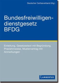 Cover Bundesfreiwilligendienstgesetz (BFDG)