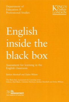 English Inside the Black Box - Marshall, Bethan; Wiliam, Dylan