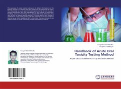 Handbook of Acute Oral Toxicity Testing Method - Khadke, Swapnil Satish;Mahajan, Swapnil D.