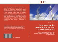 Caractérisation des isolants organiques sous contrainte électrique - Zegnini, Boubakeur