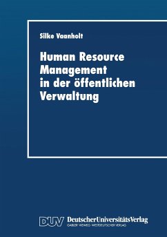 Human Resource Management in der öffentlichen Verwaltung - Vaanholt, Silke