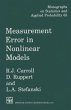 Measurement Error in Nonlinear Models - Bild 1