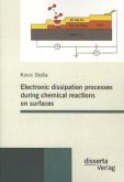 Electronic dissipation processes during chemical reactions on surfaces