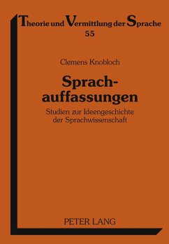 Sprachauffassungen - Knobloch, Clemens