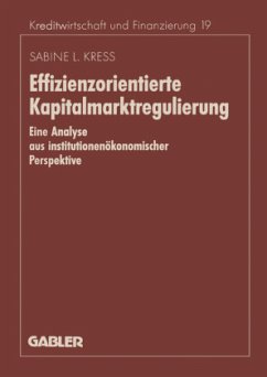 Effizienzorientierte Kapitalmarktregulierung - Kress, Sabine L.