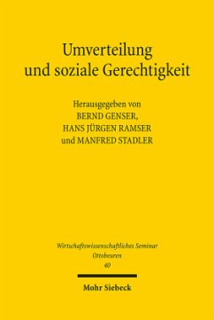Cover Umverteilung und soziale Gerechtigkeit
