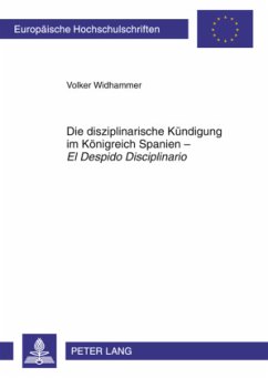 Die disziplinarische Kündigung im Königreich Spanien - 