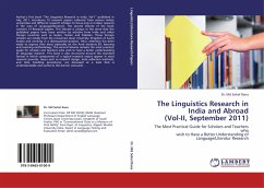 The Linguistics Research in India and Abroad (Vol-II, September 2011)