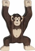 Holztiger 80169 - Schimpanse, stehend, Holz, 12,9 cm